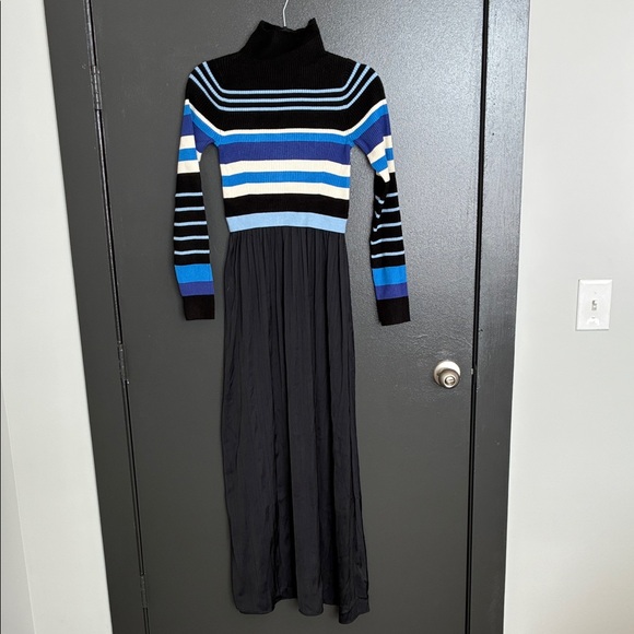 NWOT Anthropologie Thea Long-Sleeve Twofer Maxi Dress Sz XS - Picture 4 of 9